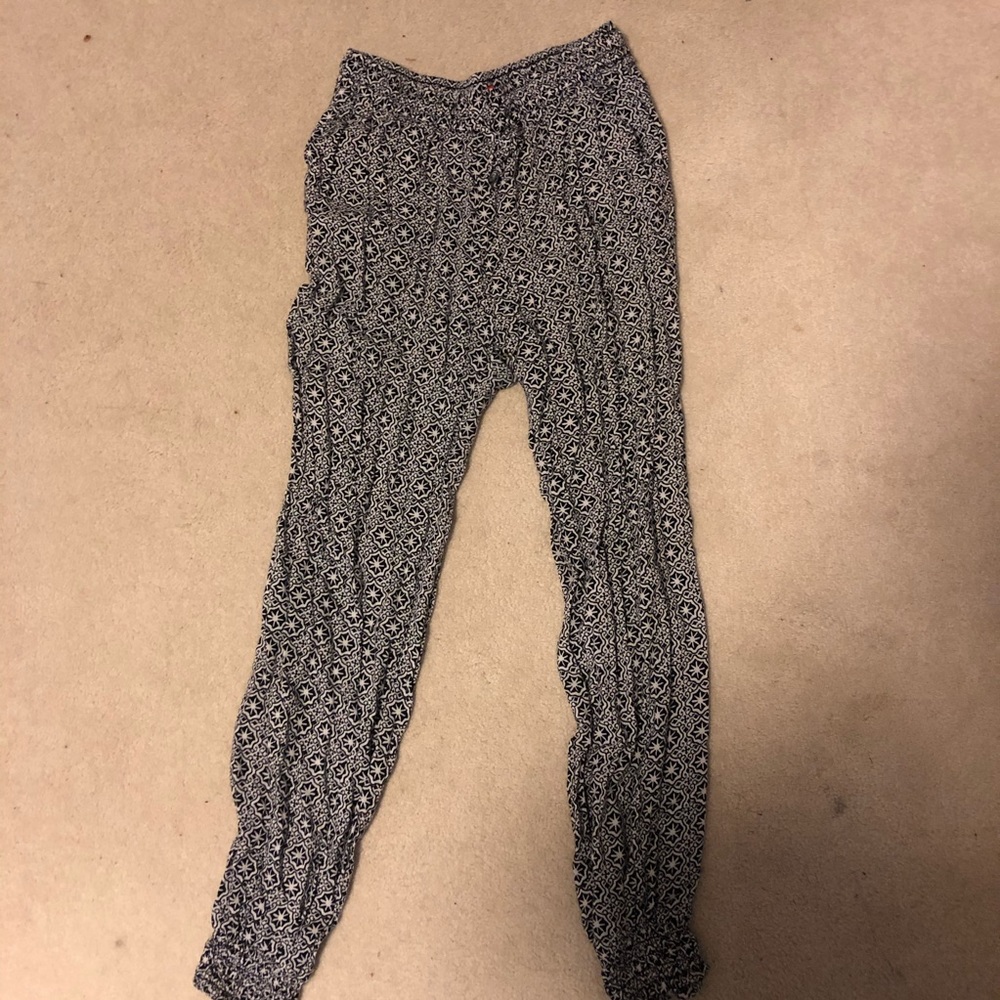 Patterned B & W Fun Pants (Elastic!)